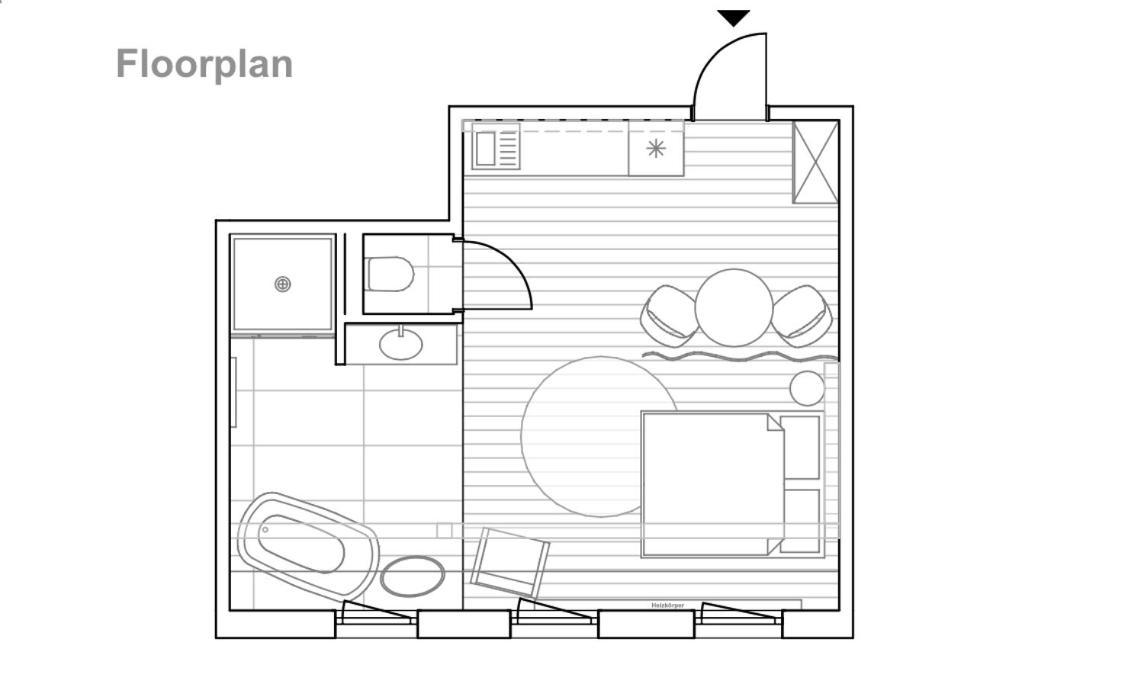 Zentrale 1-Zimmer-Ferienwohnung Mit Digitalem Check In โฮฟ ภายนอก รูปภาพ