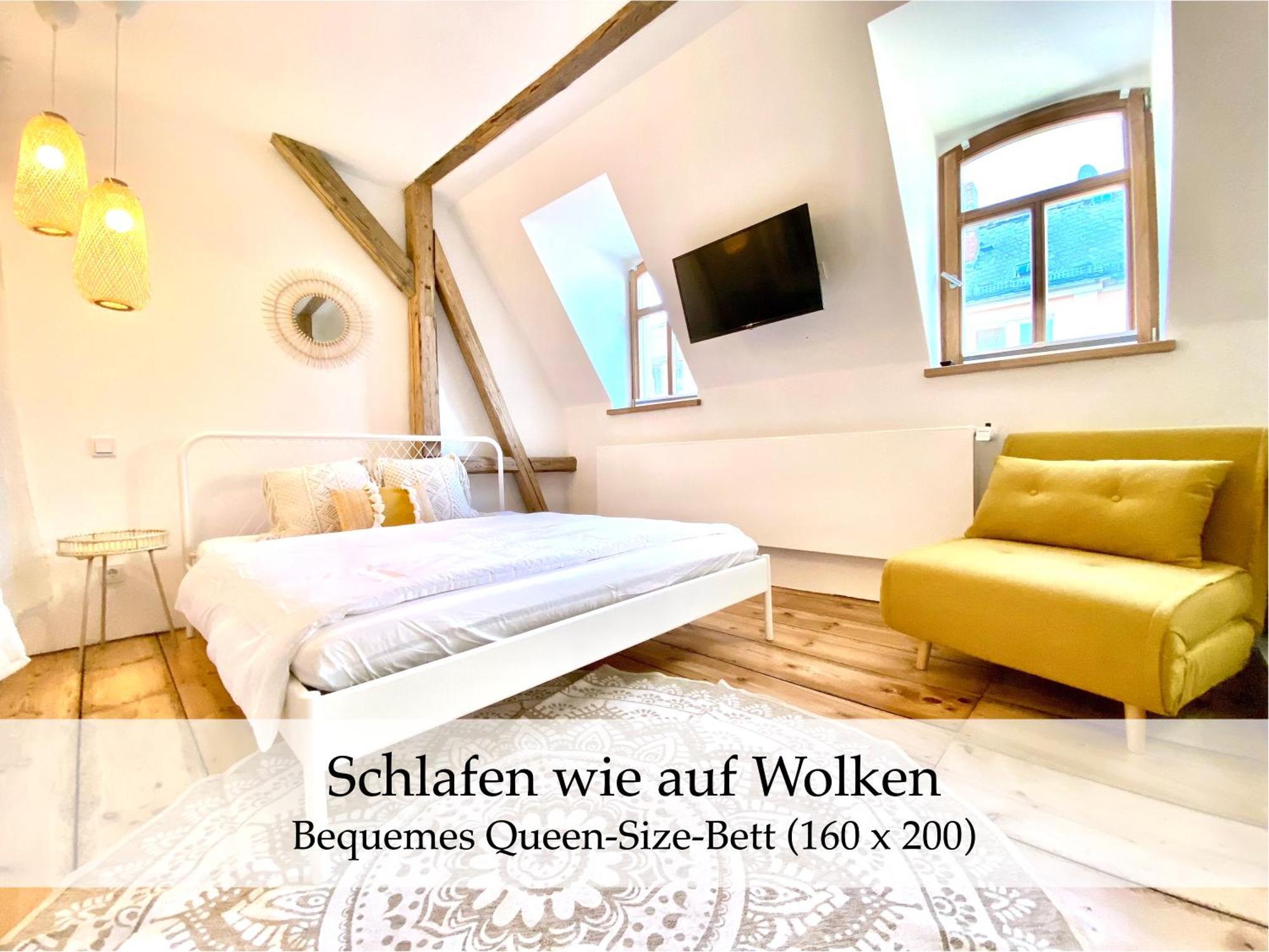 Zentrale 1-Zimmer-Ferienwohnung Mit Digitalem Check In โฮฟ ภายนอก รูปภาพ